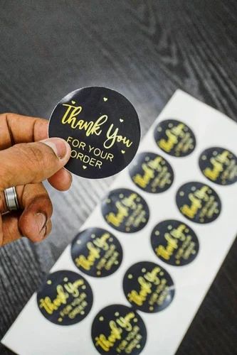 thank you sticker